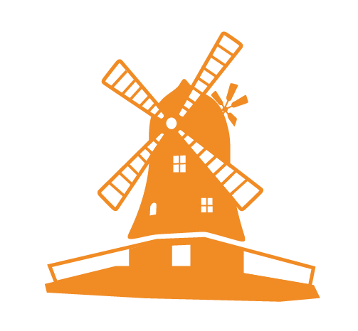 Idrættens venner — Ikon logo, orange